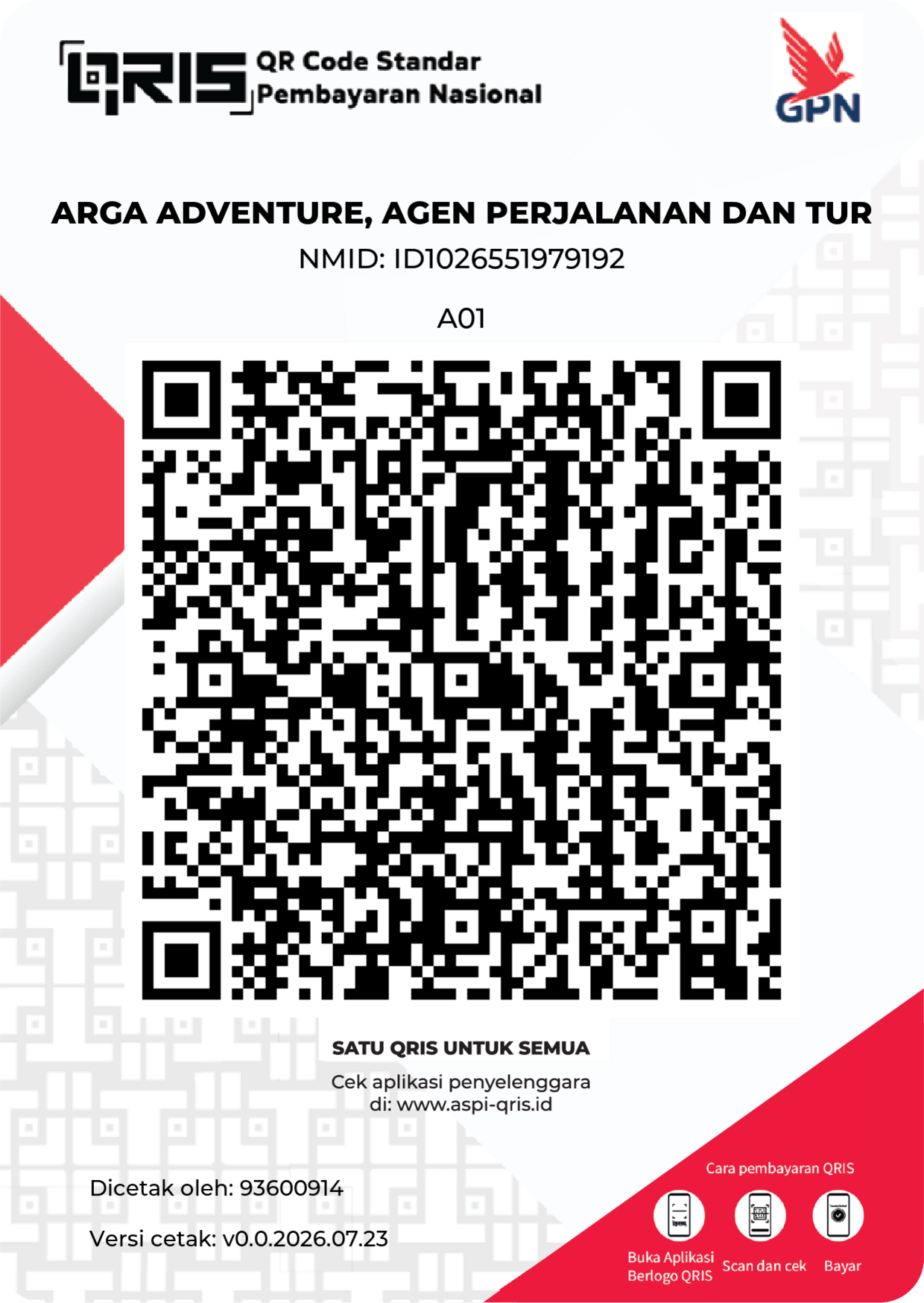 QRIS ARGA ADVENTURE